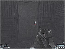 Open the door and start shooting at visible enemy soldiers (#1) - [Mission 08][Part: 3/3] Distillery - Walkthrough - Rainbow Six: Lockdown - Game Guide and Walkthrough