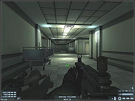 Keep heading towards the next section of the hospital - [Mission 09][Part: 1/2] Hospital - Walkthrough - Rainbow Six: Lockdown - Game Guide and Walkthrough