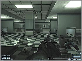 Exit the room and turn right - [Mission 09][Part: 2/2] Hospital - Walkthrough - Rainbow Six: Lockdown - Game Guide and Walkthrough