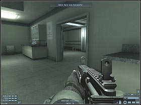 Once again, I would recommend that you lean out in order to kill some of the nearby terrorists - [Mission 09][Part: 2/2] Hospital - Walkthrough - Rainbow Six: Lockdown - Game Guide and Walkthrough