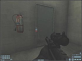 Open the door carefully - [Mission 10][Part: 2/2] Docks - Walkthrough - Rainbow Six: Lockdown - Game Guide and Walkthrough