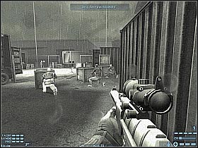 Approach one of the members of an allied team (#1) - [Mission 10][Part: 2/2] Docks - Walkthrough - Rainbow Six: Lockdown - Game Guide and Walkthrough