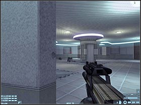 The hostages were being held in a small room, located on your right (#1) - [Mission 11][Part: 1/2] Channel Ferry - Walkthrough - Rainbow Six: Lockdown - Game Guide and Walkthrough