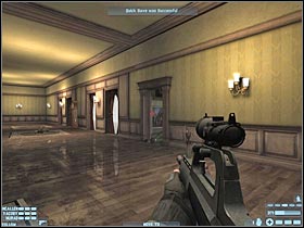 Head on to the left door - [Mission 13][Part: 2/2] NATO Summit - Walkthrough - Rainbow Six: Lockdown - Game Guide and Walkthrough