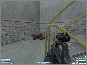 Head on to a nearby door - [Mission 13][Part: 2/2] NATO Summit - Walkthrough - Rainbow Six: Lockdown - Game Guide and Walkthrough