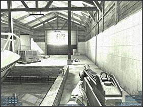 You should be able to reach a staircase very soon (#1) - [Mission 14][Part: 1/2] Estate - Walkthrough - Rainbow Six: Lockdown - Game Guide and Walkthrough