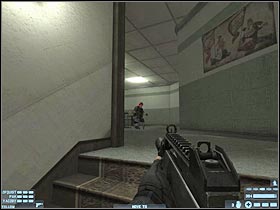 You might want to consider visiting one of the nearby rooms - [Mission 14][Part: 1/2] Estate - Walkthrough - Rainbow Six: Lockdown - Game Guide and Walkthrough