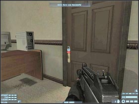 Open the door CAREFULLY - [Mission 14][Part: 1/2] Estate - Walkthrough - Rainbow Six: Lockdown - Game Guide and Walkthrough