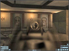 There's going to be an explosion in just a few seconds - [Mission 14][Part: 2/2] Estate - Walkthrough - Rainbow Six: Lockdown - Game Guide and Walkthrough