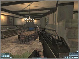 Head on to the left corridor - [Mission 14][Part: 2/2] Estate - Walkthrough - Rainbow Six: Lockdown - Game Guide and Walkthrough