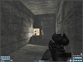 You should be able to reach a ladder in a few seconds - [Mission 15][Part: 1/3] Mercenary Base - Walkthrough - Rainbow Six: Lockdown - Game Guide and Walkthrough