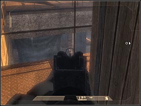 Once you've taken care of the first group, try moving closer to the balustrade - Mission 1.4: Mexican Border - Escape - Walkthrough - Tom Clancys Rainbow Six: Vegas - Game Guide and Walkthrough