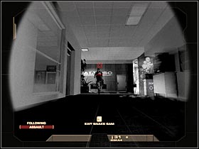 Wait for the bandit to open the door - Mission 2.1: Calypso Casino - The Strip - Walkthrough - Tom Clancys Rainbow Six: Vegas - Game Guide and Walkthrough