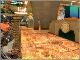 Keep heading towards your current destination - Mission 2.2: Calypso Casino - Security - Walkthrough - Tom Clancys Rainbow Six: Vegas - Game Guide and Walkthrough
