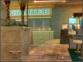 It would be wise to surprise these terrorists from the right flank - Mission 2.2: Calypso Casino - Security - Walkthrough - Tom Clancys Rainbow Six: Vegas - Game Guide and Walkthrough