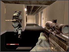 Step up closer to the door and use your camera - Mission 2.2: Calypso Casino - Security - Walkthrough - Tom Clancys Rainbow Six: Vegas - Game Guide and Walkthrough