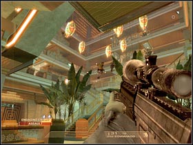 There's a very frustrating climb ahead of you - Mission 2.3: Calypso Casino - Prime Time - Walkthrough - Tom Clancys Rainbow Six: Vegas - Game Guide and Walkthrough