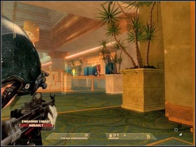 I would recommend staying here for a longer while (#1) - Mission 2.4: Calypso Casino - Dr. Smythe - Walkthrough - Tom Clancys Rainbow Six: Vegas - Game Guide and Walkthrough