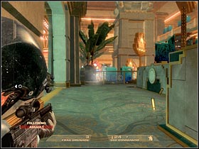 The third group will appear near the right corridor - Mission 2.4: Calypso Casino - Dr. Smythe - Walkthrough - Tom Clancys Rainbow Six: Vegas - Game Guide and Walkthrough