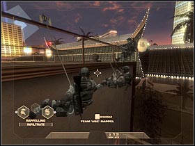 Just as before, you will have to give the order to proceed with the assault - Mission 3.1: Downtown Vegas - Exclusive Gone Wrong - Walkthrough - Tom Clancys Rainbow Six: Vegas - Game Guide and Walkthrough