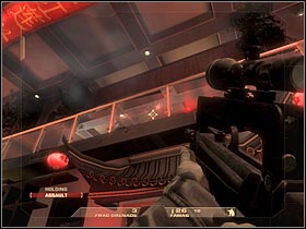 You won't be able to talk to the news reporter unless all terrorists have been killed - Mission 3.2: Downtown Vegas - Fremont - Walkthrough - Tom Clancys Rainbow Six: Vegas - Game Guide and Walkthrough