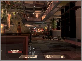 You won't have to check the upper balcony - Mission 3.2: Downtown Vegas - Fremont - Walkthrough - Tom Clancys Rainbow Six: Vegas - Game Guide and Walkthrough