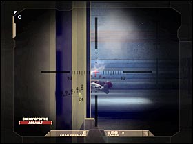 Once again, one of the terrorists will be hiding around the corner - Mission 3.3: Downtown Vegas - Mafia House - Walkthrough - Tom Clancys Rainbow Six: Vegas - Game Guide and Walkthrough