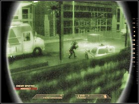 Once you've secured this part of the map, order your men to go down to the lower level - Mission 3.3: Downtown Vegas - Mafia House - Walkthrough - Tom Clancys Rainbow Six: Vegas - Game Guide and Walkthrough