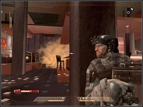 You will have to secure this entire room - Mission 4.1: Vertigo Spire - Tower Assault - Walkthrough - Tom Clancys Rainbow Six: Vegas - Game Guide and Walkthrough