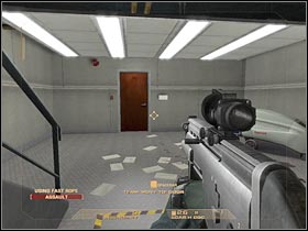 You will have to use your camera here - Mission 4.2: Vertigo Spire - Tower Bar - Walkthrough - Tom Clancys Rainbow Six: Vegas - Game Guide and Walkthrough