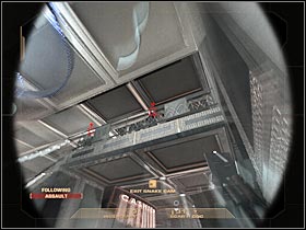 Open the door and try to take out the terrorists from here (#1) - Mission 4.2: Vertigo Spire - Tower Bar - Walkthrough - Tom Clancys Rainbow Six: Vegas - Game Guide and Walkthrough