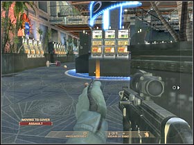 Keep going straight - Mission 4.2: Vertigo Spire - Tower Bar - Walkthrough - Tom Clancys Rainbow Six: Vegas - Game Guide and Walkthrough