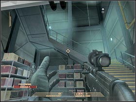 You should be able to reach the roof area (#1) - Mission 4.2: Vertigo Spire - Tower Bar - Walkthrough - Tom Clancys Rainbow Six: Vegas - Game Guide and Walkthrough