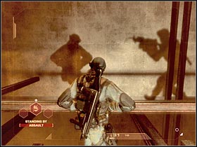 You will find yourself inside a very dark room - Mission 5.1: Dante's Casino - Hell's Gate - Walkthrough - Tom Clancys Rainbow Six: Vegas - Game Guide and Walkthrough