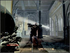 Order your men to move forward (#1) - Mission 5.2: Dante's Casino - Gabe - Walkthrough - Tom Clancys Rainbow Six: Vegas - Game Guide and Walkthrough