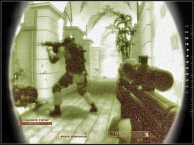 Once you've killed 4-5 terrorists GO BACK to the previous corridor (#1) - Mission 5.3: Dante's Casino - Kan - Walkthrough - Tom Clancys Rainbow Six: Vegas - Game Guide and Walkthrough