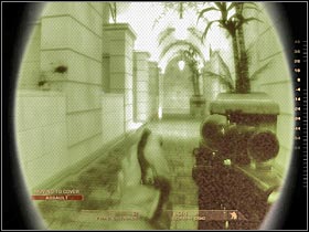 I would recommend getting closer to a smaller passageway - Mission 5.3: Dante's Casino - Kan - Walkthrough - Tom Clancys Rainbow Six: Vegas - Game Guide and Walkthrough