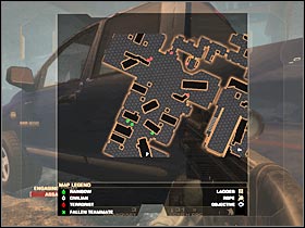 You should be able to kill at least 2-3 enemy soldiers from here - Mission 6.4: Nevada Dam - Facility - Walkthrough - Tom Clancys Rainbow Six: Vegas - Game Guide and Walkthrough