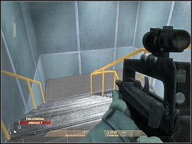 Stop your team near the small door, however don't give any additional orders - Mission 6.4: Nevada Dam - Facility - Walkthrough - Tom Clancys Rainbow Six: Vegas - Game Guide and Walkthrough