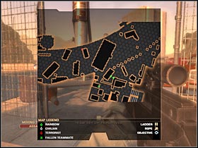 You will have to make sure that this area has been fully secured - Mission 6.7: Nevada Dam - Top of the Dam - Walkthrough - Tom Clancys Rainbow Six: Vegas - Game Guide and Walkthrough