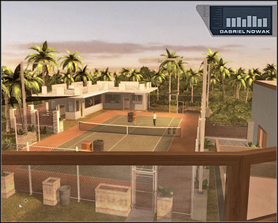 Once you've regained senses, you should notice that an enemy gunship has appeared in the area - Scene 3 - Showdown - part 1 - Act 7 - Estate - Tom Clancys Rainbow Six: Vegas 2 - Game Guide and Walkthrough