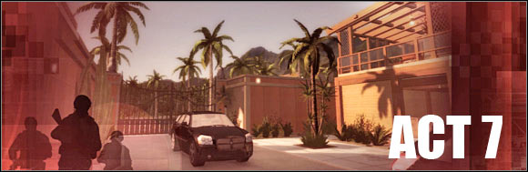 Scene walkthrough - Scene 1 - Compound - part 1 - Act 7 - Estate - Tom Clancys Rainbow Six: Vegas 2 - Game Guide and Walkthrough