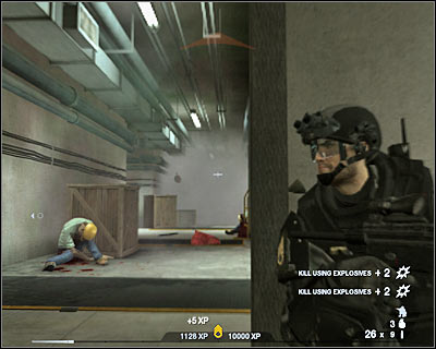 Thankfully, you won't encounter any additional enemy troops on your way to your current destination - Scene 4 - Airstrip - part 2 - Act 6 - Nevada Desert - Tom Clancys Rainbow Six: Vegas 2 - Game Guide and Walkthrough