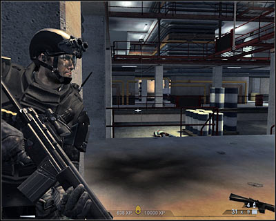 Keep heading towards your current destination - Scene 1 - Drop Off - part 2 - Act 6 - Nevada Desert - Tom Clancys Rainbow Six: Vegas 2 - Game Guide and Walkthrough