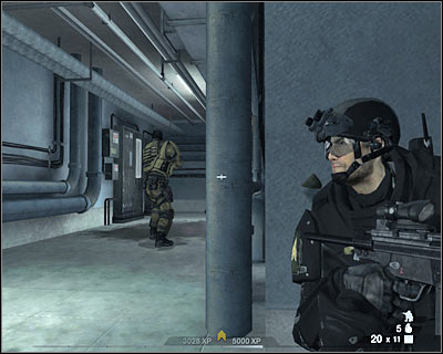 Move the camera, so you'll have a good view at your surroundings - Scene 1 - Drop Off - part 2 - Act 6 - Nevada Desert - Tom Clancys Rainbow Six: Vegas 2 - Game Guide and Walkthrough