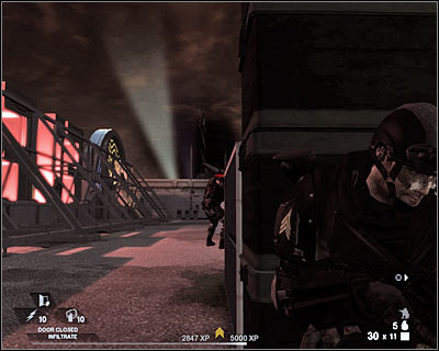 You may finally give the order to proceed with an assault - Scene 4 - Extraction - part 2 - Act 5 - Theater - Tom Clancys Rainbow Six: Vegas 2 - Game Guide and Walkthrough