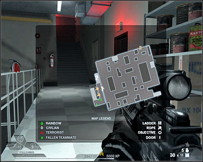 1 - Scene 4 - Extraction - part 1 - Act 5 - Theater - Tom Clancys Rainbow Six: Vegas 2 - Game Guide and Walkthrough