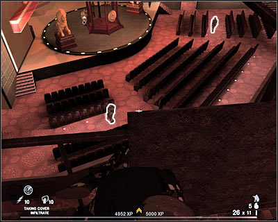 Finally, you will have to focus on the main stage - Scene 3 - Center Stage - part 2 - Act 5 - Theater - Tom Clancys Rainbow Six: Vegas 2 - Game Guide and Walkthrough