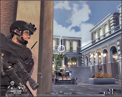As you've probably noticed by now, you won't be able to kill all the terrorists from here - Scene 2 - Casino - part 1 - Act 5 - Theater - Tom Clancys Rainbow Six: Vegas 2 - Game Guide and Walkthrough