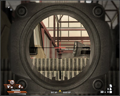 Neutralizing other opponents is going to be more difficult, because they're standing above you - Scene 4 - Monorail - part 3 - Act 4 - Convention Center - Tom Clancys Rainbow Six: Vegas 2 - Game Guide and Walkthrough